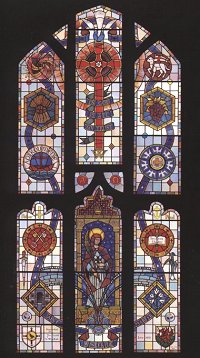 St.Winifred Fenster in der Shrewsbury Abbey